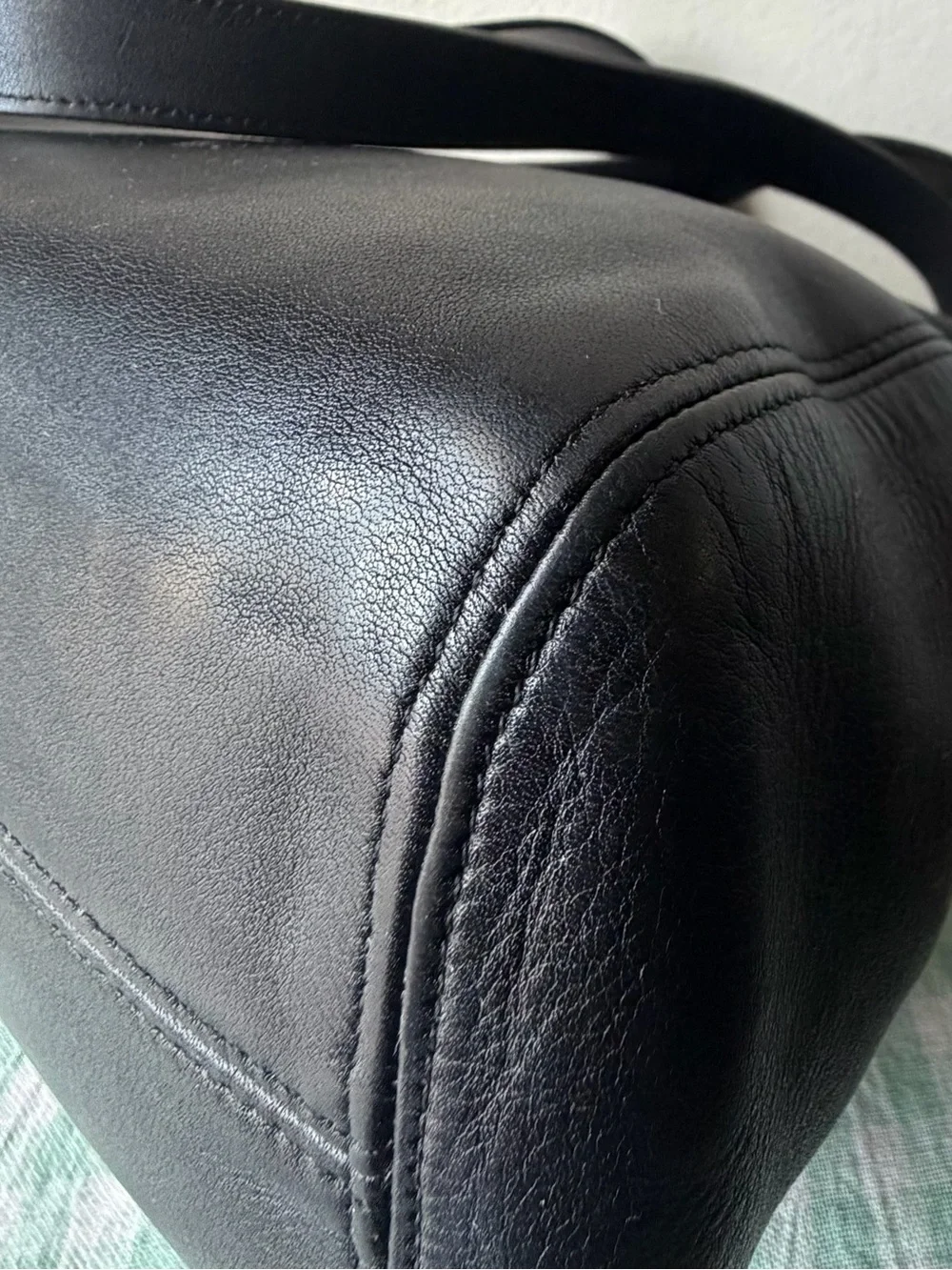 VINTAGE Coach Black Waverly Soho Buckle Bag
